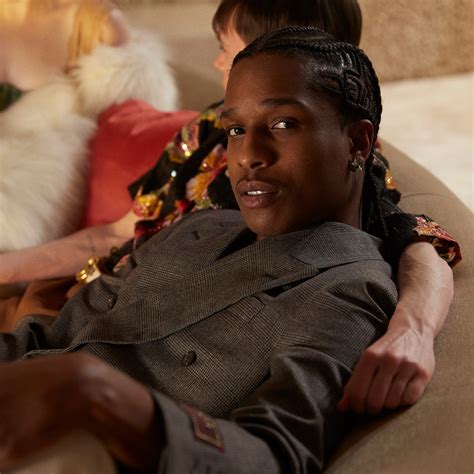 ASAP Rocky, Gucci Guilty pitchman, starts the day 